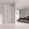 Kermi Liga Schuifdeur rechts 110x200 cm Zilver Matglans Produktbild-Vorschau 3