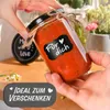 12 bocaux avec couvercle 350ml - Avec étiquettes & stylo - Voir les images du produit 4