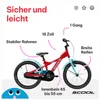 Vélo enfant 18 pouces, 1 vitesse, vélo enfant, S’COOL Voir les images du produit 5