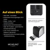 MICHELINO Toaster 4-Scheiben 1400 Watt Edelstahl Schwarz Produktbild-Vorschau 4