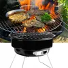 Turistický gril Skládací kulatý přenosný mini gril na Náhled obrázku produktu 16