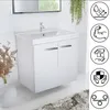 Paplinskimoebel Badunterschrank-Set mit Waschbecken 61,5 x Produktbild-Vorschau 4