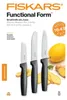 Fiskars Functional Form Set di tre coltelli piccoli FISKARS Anteprima dell’immagine prodotto 6