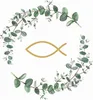 20 kleine Cocktailservietten Communion Branches white - Produktbild-Vorschau 1