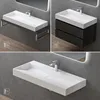 doporro Lavabo da Appoggio Bagno Sospeso Lavandino Anteprima dell’immagine prodotto 4