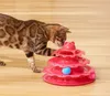 Katzenspielzeug – Roter Turm mit Bällen Produktbild-Vorschau 3