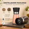 Salz und Pfeffermühle 2er Set aus Glas, Gewürzmühle mit Produktbild-Vorschau 7