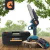 Mini kettingzaag accu 6 inch set – snoeizaag 21V met extra Productafbeelding-voorbeeld 7