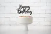 Kuchenaufsatz „Happy Birthday“, Schwarz, 22,5 cm Produktbild-Vorschau 7