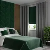 Copriletto VELVI 010 verde scuro 220x240 cm Mybesthome Anteprima dell’immagine prodotto 3