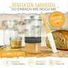 KRUSTENZAUBER Sauerteig Starter Set - 600ml Gärglas mit Produktbild-Vorschau 2