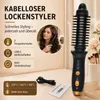 Akku Lockenbürste, kabellose Heizbürste mit 3 Produktbild-Vorschau 6