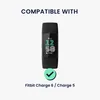 kwmobile Echtleder Uhrenarmband für Fitbit Charge 6 / Produktbild-Vorschau 2