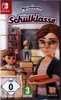 A video game box cover for 'My Universe: Meine Schulklasse' on Nintendo Switch, featuring cartoon characters in a classroom setting. Produktbild-Vorschau