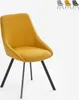 Stuhl drehbar für Esszimmer modernes Design aus Stoff Navya Produktbild-Vorschau 6