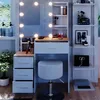 Coiffeuse Vicco Conrada Blanc/Sonoma 80cm avec éclairage Voir les images du produit 5