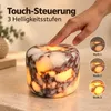 Marmor-Tischlampe mit Akku, kabellos und USB-C aufladbar, Produktbild-Vorschau 2
