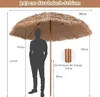GOPLUS Sonnenschirm Hawaii, Strohschirm φ205cm, Produktbild-Vorschau 4