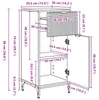 vidaXL Badkamerkast, Artisan-eikenhout, 39,5 x 36 x 88 cm Productafbeelding-voorbeeld 8