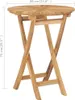 vidaXL Tavolo da giardino pieghevole Ø 60 cm in legno Anteprima dell’immagine prodotto 6