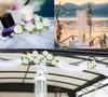 Camerazar Lot de 9 roses roses crème avec ruban décoratif Voir les images du produit 16