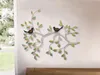 Wanddeko Ast mit Vögel Patina-Effekt Wandbild Wandschmuck Produktbild-Vorschau 2