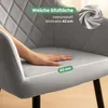 6er Set Velours Esszimmerstühle mit Rautensteppung VELTO Produktbild-Vorschau 7