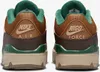 The back view of two Nike x NIGO Air Force 3 Low SP sneakers. Produktbild-Vorschau