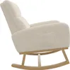 Fauteuil à Bascule, Fauteuil D'allaitement Avec Pieds En Voir les images du produit 2