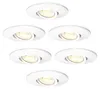 Ledvion lot de 6 spot LED blanc 6W CCT neutre etanche IP65 Voir les images du produit 1