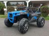 Kinderfahrzeug elektrisch 24V Buggy UTV Bom in blau mit Produktbild-Vorschau 1