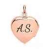 Herzmedaillon Anhänger aus rosévergoldetem Silber Produktbild-Vorschau 4