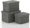 Kela Korb-Set Rimossa PP-Kunststoff grau 3tlg, 31280 Produktbild-Vorschau 1