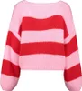 Hailys Cardigan Damen LS A CD Ch44arlie rosa/rot S-M Produktbild-Vorschau 3
