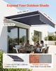 VEVOR Tenda da Sole Retrattile Manuale 300 x 250 cm uso Anteprima dell’immagine prodotto 4
