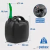 PETEX Reserve-Kraftstoff Kanister, schwarz, 2x 10 Liter = Produktbild-Vorschau 5