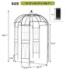ALIGHTUP Rosenbogen aus Metall, 270x207x207 cm, Rankhilfe Produktbild-Vorschau 7