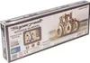 The image shows the packaging of a wooden 3D model kit for a tractor. Voir les images du produit