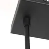 Hängeleuchte, 3-Flammig, schwarz, grün, L 120 cm Produktbild-Vorschau 5