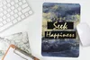 MuchoWow® Mauspad Mousepad Zitat - Glück - Gold - Blau Produktbild-Vorschau 5