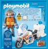 PLAYMOBIL 70051 Moto d'urgence ambulance lumineuse Voir les images du produit 7