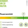 Marketing image for a galvanized ground sleeve, highlighting its durability and features. Produktbild-Vorschau