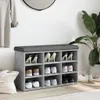 A shoe bench with storage compartments in a room setting. Náhľad obrázku produktu