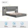Flieks Hydraulisches Polsterbett 180x200cm mit USB und Produktbild-Vorschau 7