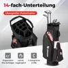 Borsa da golf COSTWAY, borsa da golf leggera con copertura Anteprima dell’immagine prodotto 4