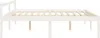 vidaXL Seniorenbett Weiß 200x200 cm Massivholz Kiefer Produktbild-Vorschau 6