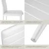 Lot de chaises avec surpiqûre - blanc, Lot de 4 Voir les images du produit 4