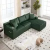 Modulares Sofa Set mit Chaiselongue & 2-Sitzer, weicher Produktbild-Vorschau 4