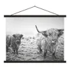 MuchoWow® Textilposter Schottische Hochlandbewohner - Licht Produktbild-Vorschau 1