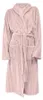 Eleganzzz Teddy Rippfleece Bademantel – hellrosa - L Produktbild-Vorschau 1